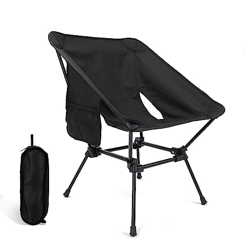 RCCQPP Camping Chairs - Lightweight, Compact, and Folding Chairs Foldable Backpacking Chair - Ultra Durable for Hiking, Beach, Lawn - Aluminum Alloy Frame