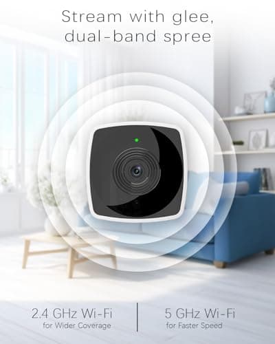 blurams 2.4G/5G Cameras for Home Security, 2K Pet Camera Indoor with Phone App, Window Security Camera w/Motion Detection, 2-Way Talk, IR Night Vision 7