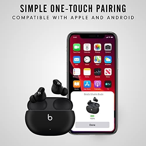 Beats Studio Buds - True Wireless Noise Cancelling Earbuds - Compatible with Apple & Android, Built-in Microphone, IPX4 Rating, Sweat Resistant Earphones, Class 1 Bluetooth Headphones - Black 9