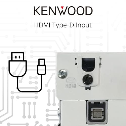 KENWOOD DMX7709S 6.8-Inch Capacitive Touch Screen, Car Stereo, CarPlay and Android Auto, Bluetooth, AM/FM Radio, MP3 Player, USB Port, Double DIN, 13-Band EQ, SiriusXM 5