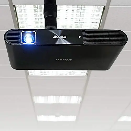 Miroir M631 1080p Portable Projector - USB-C - Rechargeable Battery - Home and Outdoors (Renewed Premium) 5