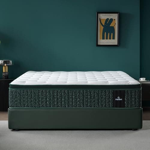 14 Inch Queen Hybrid Mattress – Medium Firm, Cooling Gel Memory Foam & Zoned Pocket Coils – Supportive Comfort, Motion Isolation & Pressure Relief