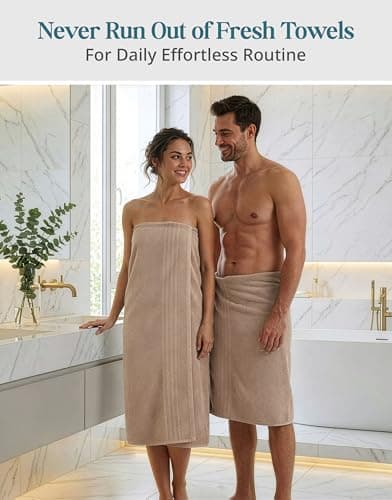 Casa Platino 100% Cotton Bath Sheets Set of 4 (36"x72") - Ring Spun Cotton Extra Large Bath Towels Sets - Quick Dry, Soft & Absorbent Oversized Shower Towel Sets - Sustainabaly Produced - Tan Brown 5