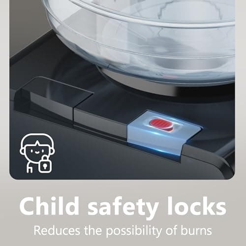 Euhomy Hot & Cold Water Dispenser, Top Loading Water Dispenser for 3 or 5 Gallon Bottles, Top Loading Hot & Cold Water Dispensor with Child Safety Lock, for Office, Home 5