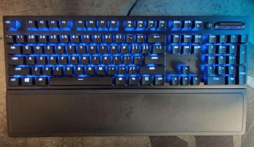 Razer BlackWidow V3 Mechanical Gaming Keyboard: Green Mechanical Switches - Tactile & Clicky - Chroma RGB Lighting - Compact Form Factor - Programmable Macro Functionality - USB Passthrough (Renewed) 6