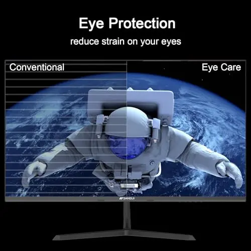 SANSUI Monitor 24 inch 100Hz IPS 1080P Computer Monitor HDMI VGA HDR Tilt Adjustable/VESA Compatible, for Game and Office (ES-24X3AL HDMI Cable Included) 6