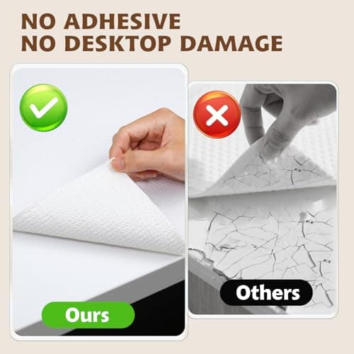 Shelf Liners for Kitchen Cabinets 12in x 20FT, Non Adhesive Drawer Liner Pure White Thickened Shelf Liner Non-Slip Easy to Clean for Tool Box Refrigerator with Knife and Tape Measure 5