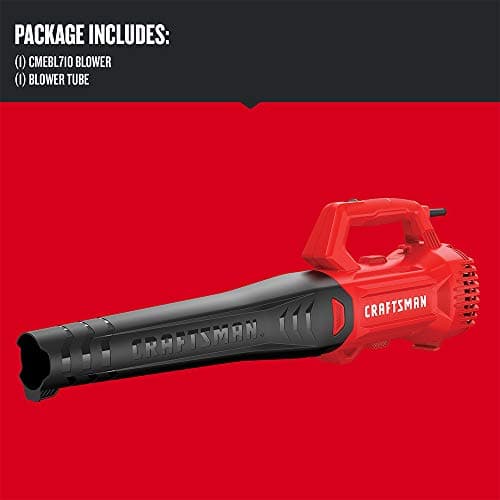 CRAFTSMAN Corded Leaf Blower, Powerful Lightweight Handheld Axial Electric Blower, 9 Amp (CMEBL710) 2