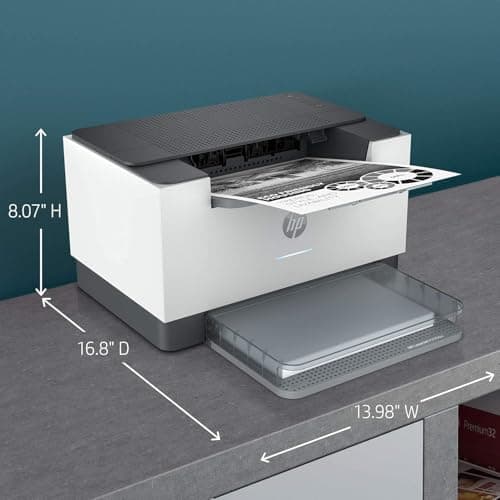 HP Laserjet M209dw Wireless Black & White Laser Printer, Single-Function, Print, Best for Home Office (Renewed) 5