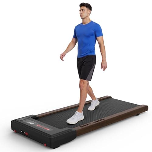 FYC Wooden Walking Pad Treadmill - Quiet, Compact for Home Use - 265lbs Capacity, Remote Control, Installation - Free, Ideal Walking Pad for Small Spaces