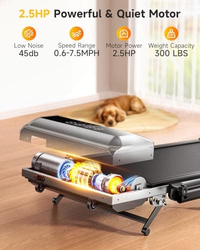 TOPUTURE Walking Pad Treadmill with 12% Incline, 6 in 1 Folding Treadmill with Adjustable Handle Bar for Home/Office, Under Desk Treadmills Portable Walking Pad with App, Remote Control & LED Display 7