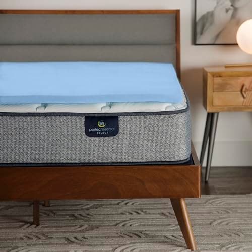 Serta Comfort Cool Memory Foam Mattress Topper, 1.5 Inch, Queen