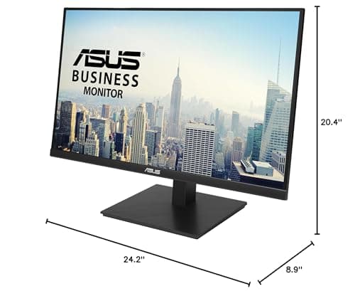 ASUS 27” 4K Business Monitor (VA27UQSB) - UHD (3840 x 2160), IPS, Frameless, HDR10, DisplayPort, Dual HDMI, Speakers, Eye Care, Ergonomic, pivot, swivel, height adjustable, DisplayWidget, 3yr warranty 17