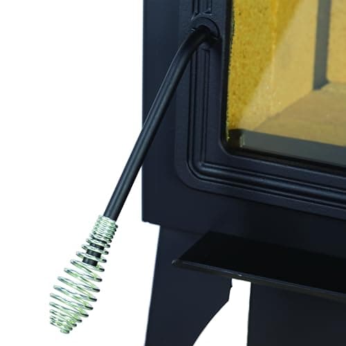 Pleasant Hearth 2,200 Sq. Ft. Wood Stove with Legs and Chrome Handles 9