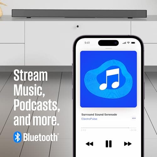 Westinghouse 3.1.2 Channel All-in-One Soundbar with Dolby Atmos and Digital Plus, Built-in Low Frequency Driver and Height Speakers, 210W Surround Sound, eArc, HDMI, Bluetooth, Roku TV Ready 6