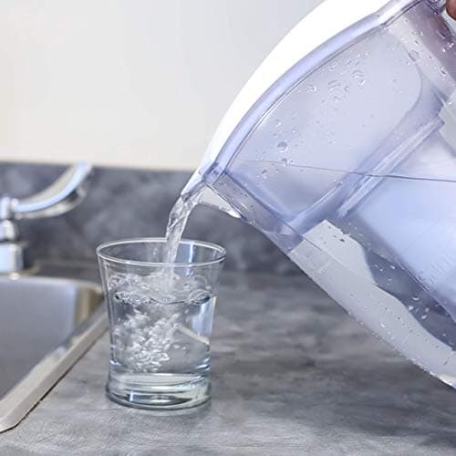 Santevia Classic Alkaline Water Filter Pitcher | Water Filtration System | Chlorine and Lead Filter | Water Purifier Pitcher | 9-Cup Home Water Filter 5
