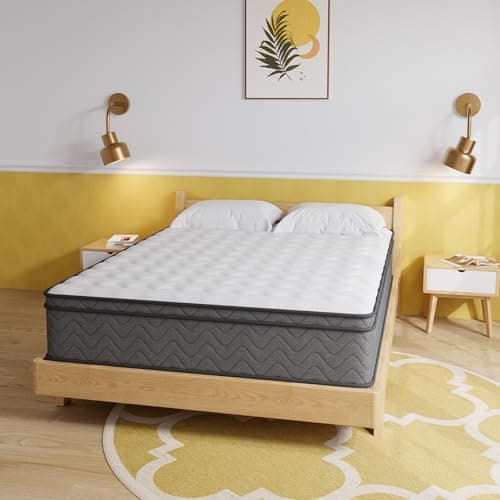 Queen Mattress 10 Inch, Mattress Queen Size, Memory Foam Hybrid Mattress in a Box, Motion Isolation & Pocket Springs, Back Pain Relief, Breathable 7