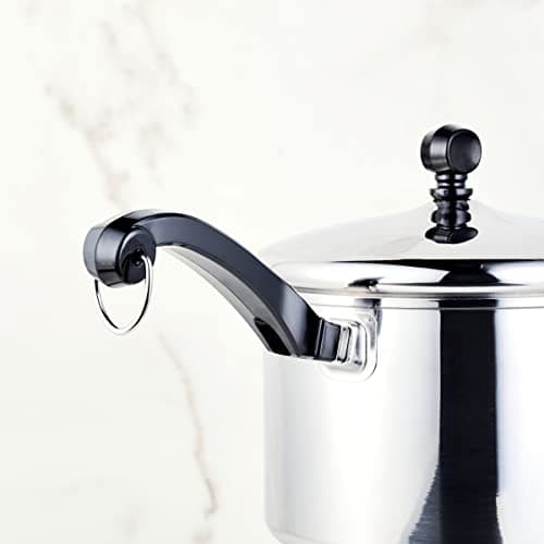 Farberware Classic Stainless Steel 3-Quart Covered Straining Saucepan - - Silver 9