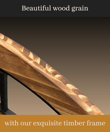 Montoire 16 Inch Wall Clock - Farmhouse Wall Clock Large for Living Room Decor - Battery Operated 16 Inches or Larger with Decorative Roman Numerals 7