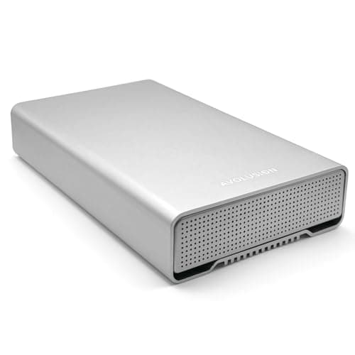 Avolusion PRO-G1 10TB USB 3.2 Gen 2 (10Gbps) USB-C External Hard Drive w/USB HUB for Windows/MacOS (Grey)