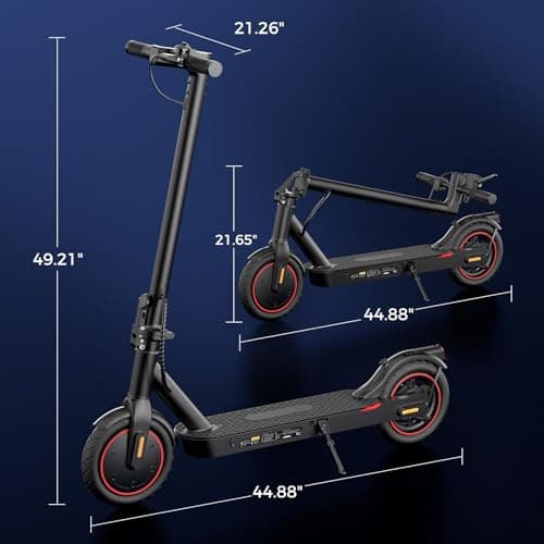 HopCycle Electric Scooters - 500W Adult Electric Scooter, 18 MPH Top Speed, 8.5'' Tires,21 Miles Long Range, Portable E Scooter for Adults and Teens 8