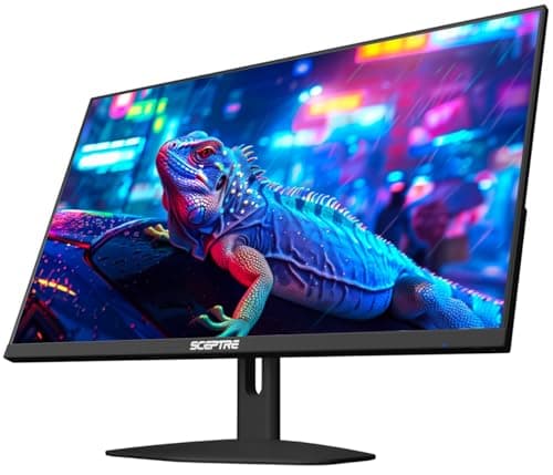 Sceptre IPS 24-inch Essential Thin 100Hz Gaming Monitor USB Type-C DisplayPort HDMI 100% sRGB Build-in Speakers, Machine Black 2024 (E248W-FP100T) 4