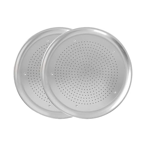 Nordic Ware Naturals 16" Air Crisp Perforated Aluminum Pizza Pan, Set of 2