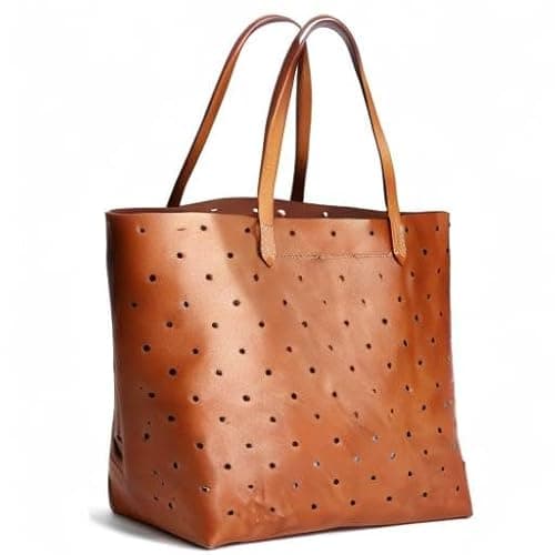 Adorox Heavy Duty Belt Hole Puncher for Leather – 6 Size Revolving Leather Hole Punch Tool with Ruler & Deburring File, Perfect for Straps, Belts, DIY Leathercraft, and Repair 8