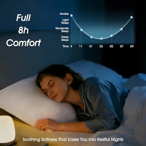 downluxe Down Alternative Pillows King Size Set of 2 - Hotel Collection Soft Bed Pillows for Sleeping, Perfect for Side, Back and Stomach Sleepers, 20 X 36 6