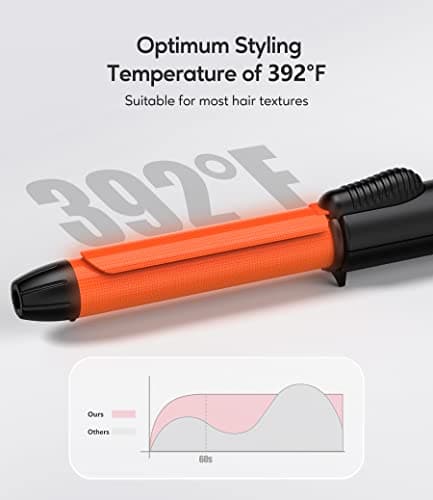 3/4 Inch Keratin & Argan Oil Infused Mini Curling Iron - Dual Voltage, Travel Size with Storage Bag for Short Hair 5