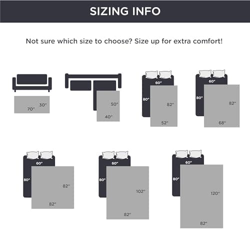 Bedsure 100% Waterproof Bed Cover for Dogs Washable - Non Slip Waterproof Dog Blanket for Bed, Lightweight Furniture Protector Durable for Pet Cat Puppy with Non-Slip Bottom, Grey, 68x82IN 6