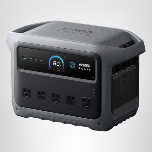Anker SOLIX C1000 Gen 2 Portable Power Station, 2,000W (Peak 3,000W) Solar Generator, Full Charge in 49 Min, 1,024Wh LiFePO4 Battery for Home Backup, Power Outages, and Camping (Optional Solar Panel) 9
