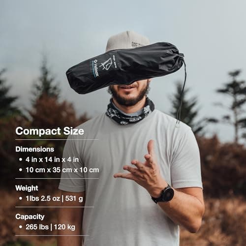 Helinox Chair Zero Ultralight Compact Camping Chair Grey, 1.1lbs Outdoor Chairs, Folding Chairs for Outside, Hiking, Backpacking, Camping, Adventures 5