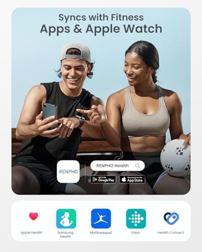 RENPHO Smart Scale for Body Weight, FSA&HSA Eligible, Digital Bathroom Scale BMI Weighing Bluetooth Body Fat Scale, Body Composition Monitor Health Analyzer with Smartphone App 6