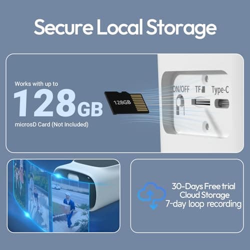 Rraycom 5G Solar Security Cameras Wireless Outdoor, 5MP WiFi Surveillance Outdoor Cameras for Home Security with AI Motion Detection & Siren,Color Night Vision, 2-Way Talk, IP66 Waterproof,SD/Cloud 8