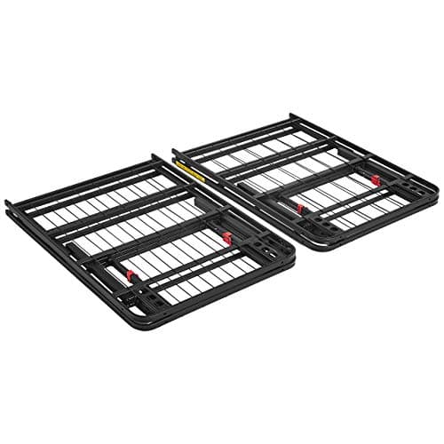 Amazon Basics Foldable Metal Platform Bed Frame with Storage, Sturdy Steel, No Box Spring Needed, 18 Inches High, Tool-Free Easy Assembly, Noise-Free, Queen Size, Black 7