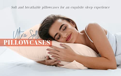 Elegant Comfort 4-PACK Solid Pillowcases 1500 Premium Hotel Quality Microfiber - Smooth Weave, Wrinkle and Stain Resistant, Easy Slip-On, 4-Piece Set, Standard/Queen Pillowcase, Gray 5