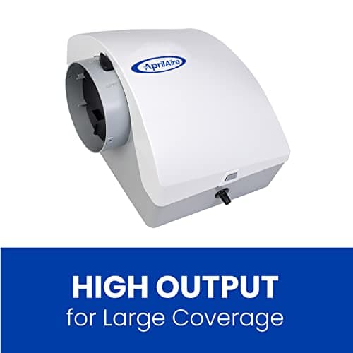 AprilAire 600M Whole-House Humidifier, Manual High Output Furnace Humidifier, Large Capacity Whole-House Humidifier for Homes up to 5,000 Sq. Ft., White 5