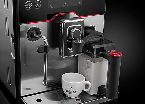 Gaggia Accademia Luxury Italian Fully Automatic Espresso Machine with 19 Customized drink settings,0.5 Liters,RI9782/46 Brushed Stainless 7