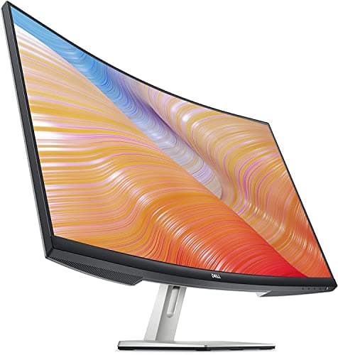 Dell S3222HN 32 inch 1080P Computer Monitor, Full HD 75Hz AMD FreeSync Curved Display, 3000:1 Contrast Ratio and 99% sRGB Coverage, Ideal for Home and Business, Black (Renewed)