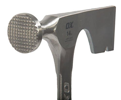 OX TOOLS Pro Drywall Hammer | 14 Ounce / 400 Grams | Drywall Ax | Milled Faced | Drywall Hatchet | 14 oz Drywalling HammerOX-P082614 6