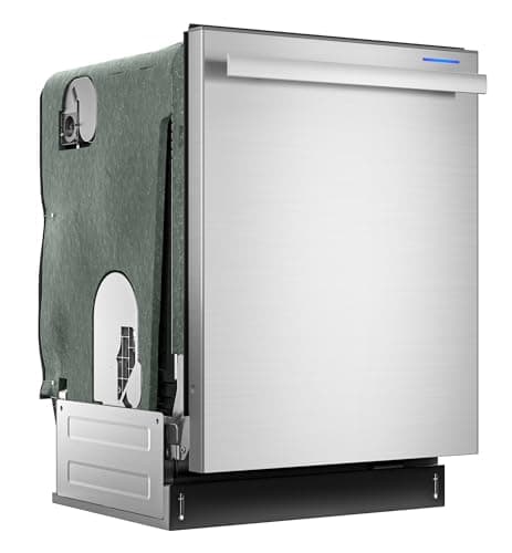 Sharp SDW6736MS 24-inch Stainless Steel Dishwasher, Third Rack, Library Quiet 47 dB, Power Wash Sprayer 20