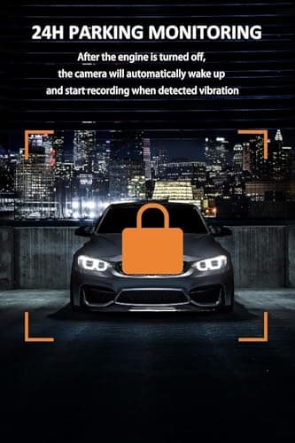 Dual Dash Cam Front and Inside FHD 1080P Dash Camera for Cars Dashcams for Cars with Infrared Night Vision, Car Camera Driving Recorder 24H Park Monitor Motion Detection G-Sensor for Taxi Uber 6