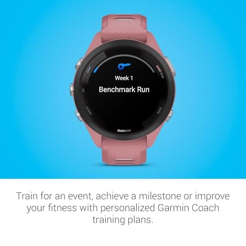 Garmin Forerunner 265S Running Smartwatch, Colorful AMOLED Display, Training Metrics and Recovery Insights, Light Pink and Powder Gray 6