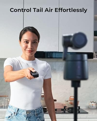 OBSBOT Tail Air & Smart Remote Combo, Streaming Camera with AI Tracking PTZ, Intelligent APP, Gesture Control, HDMI/USB-C/Wireless Webcam, Video Cameras for Filming, Worship, Content Creator, etc. 6