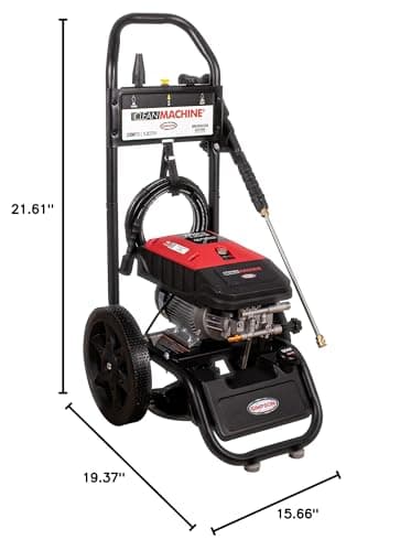 Simpson Cleaning 2300 PSI Electric Pressure Washer, 1.2 GPM Power Washer for Residential Use, 25-Foot Flexible Hose, Clean Machine, 49-State (61016) 12