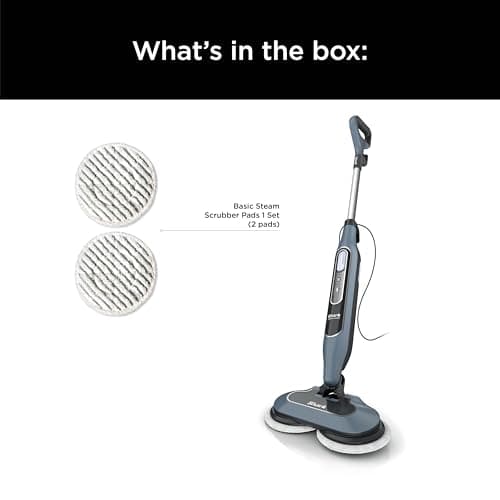 Shark Steam & Scrub Steam Mop, Scrubbing & Sanitizing, 2 Steam Modes, Rotating Pads, XL Water Tank, Swivel Steering, Designed for Hardwood, Marble, Tile, and Stone, Blue, S8000 11