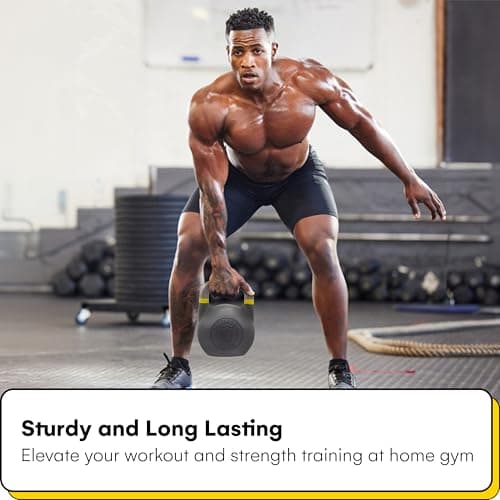 Kettlebell Kings Competition Kettlebells Weight (Fitness Edition) 35LB - Hand weights Workout Gym Equipment - Strength training sets for Women, Men - Weights set for Home Gym (20-75LB) 6