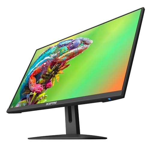 Sceptre New 24-inch Gaming Monitor 100Hz FreeSync 2X HDMI 1X DP Build-in Speakers, Machine Black 2026 (E248W-FW100T Series)