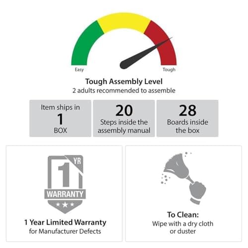 Pemberly Row Wide Mantel with Linear Electric Fireplace, 64 in Wide, Laminated MDF, White Finish, Realistic Flame Effect, Remote Control, Modern Design for Living or Family Room 10